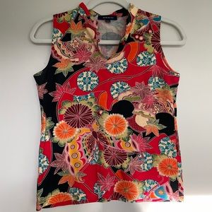 Japanese pop print top